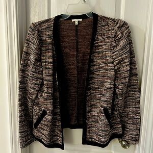 Maurice’s blazer. Multi colored; white, black, red